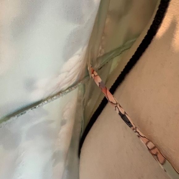 Altar'd State Women's Mint Floral Ruffle lined boho Dress, Size Medium - Picture 8 of 16